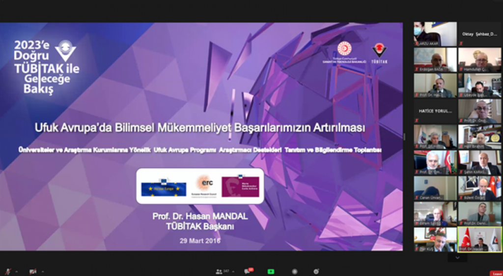 Prof. Dr. Hasan Göçmez Attended the Horizon Europe Programme Meeting