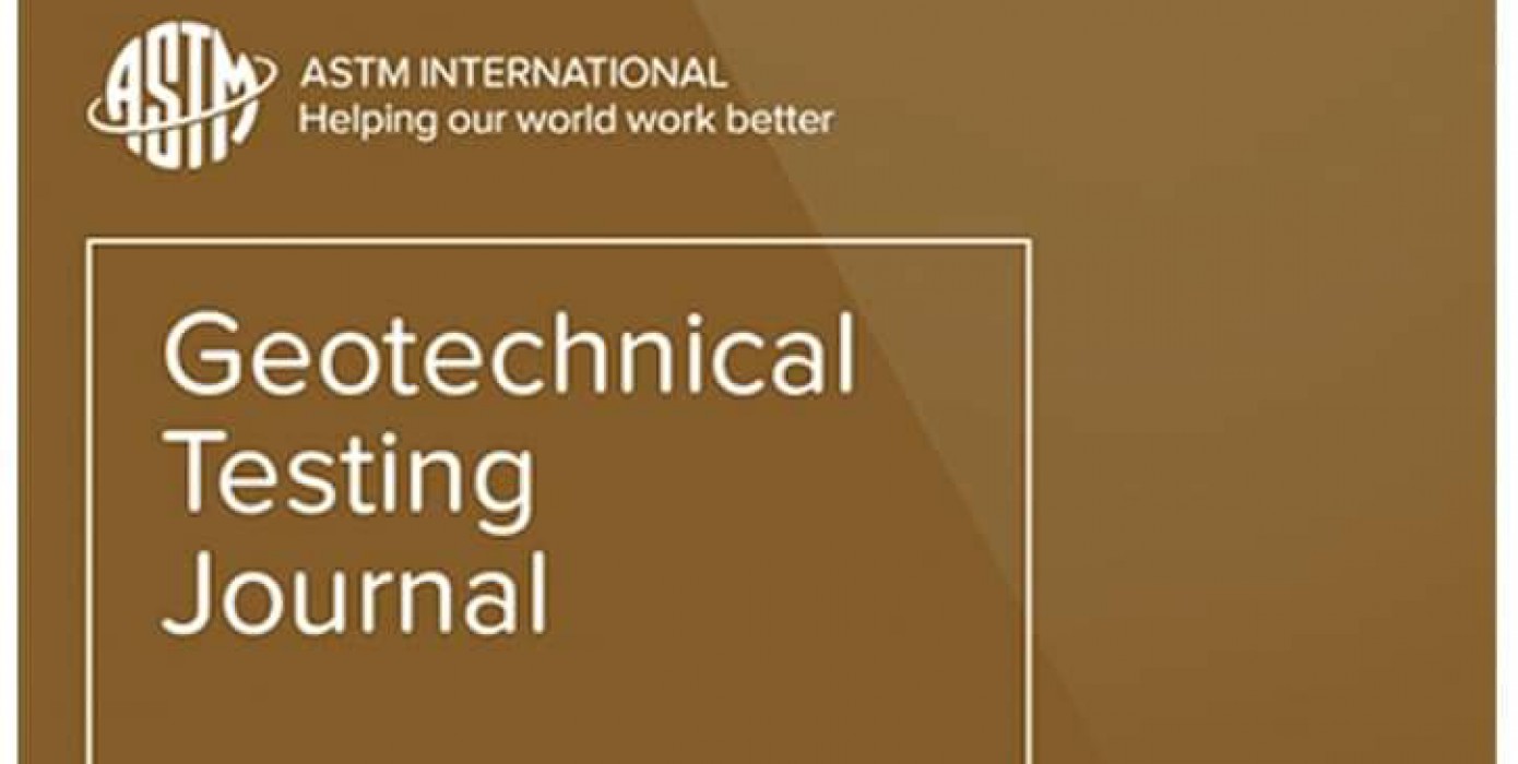 Astm Geotechnical Testing Journal’da Yayın