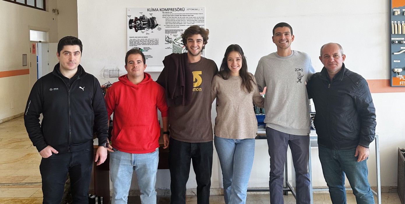 Erasmus+ Öğrenim Hareketliliği İçin Bölümümüze Gelen İspanyol Öğrencilerimiz