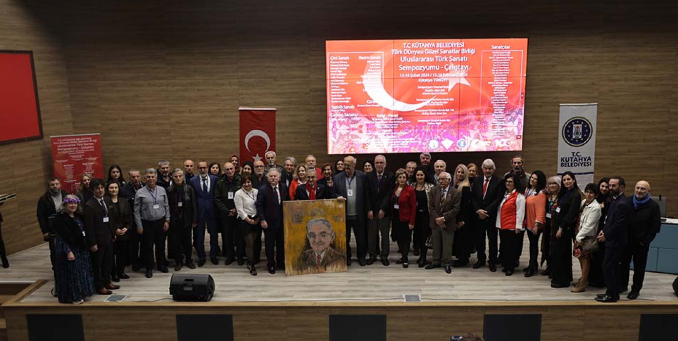 Türk Dünyası Güzel Sanatlar Birliği Uluslararası Türk Sanatı Sempozyumu ve Çalıştayı’na Fakültemizden Destek