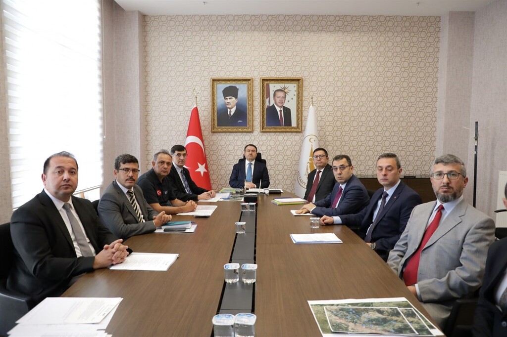 Valimiz Sayın Musa Işın Başkanlığında Kütahya İl Risk Azaltma Planı Değerlendirildi
