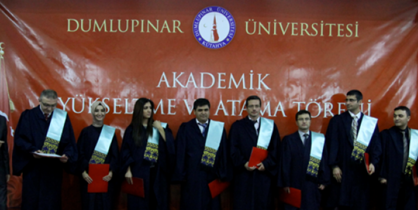 Üniversitemiz 2013-2014 Akademik Yükseltme ve Atama Töreni